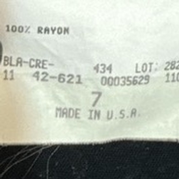 90s Vintage Byer California Womens sz 7 Black Floral Collared Button Midi Dress - Picture 6 of 6